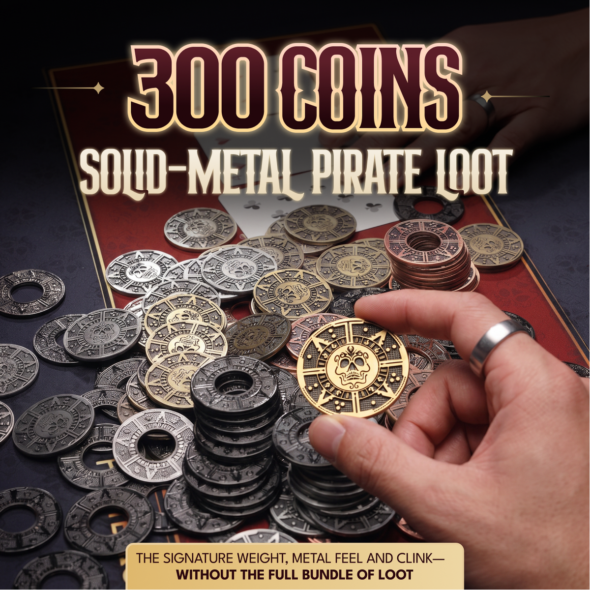 Pirate Gold 300pc Coin Set - Coins Only