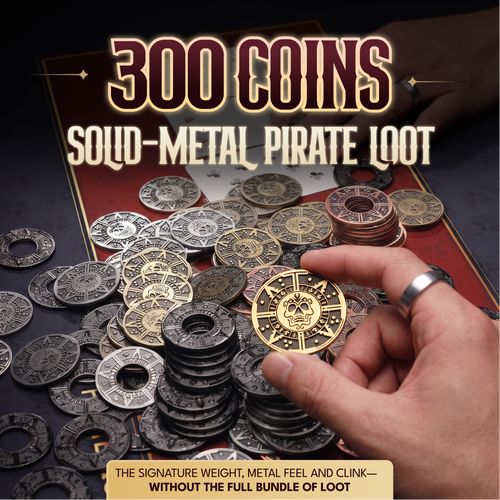 Pirate Gold 300pc Coin Set - Coins Only