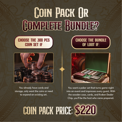 Pirate Gold 300pc Coin Set - Coins Only