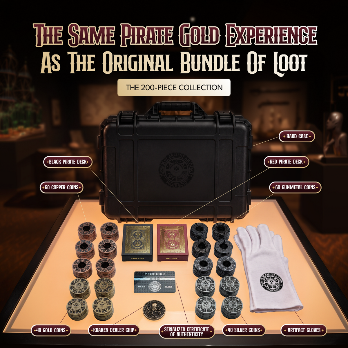 Pirate Gold: Artifact Edition (200pcs)