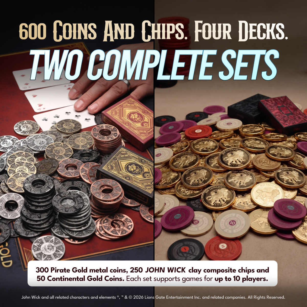 Two Legends, One Table – John Wick + Pirate Gold Bundle (Save $138)
