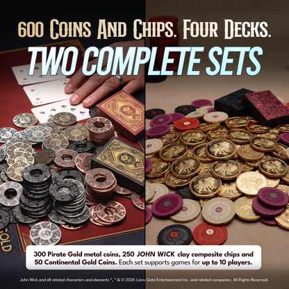 Two Legends, One Table – John Wick + Pirate Gold Bundle (Save $138)