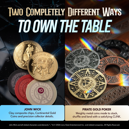 Two Legends, One Table – John Wick + Pirate Gold Bundle (Save $138)