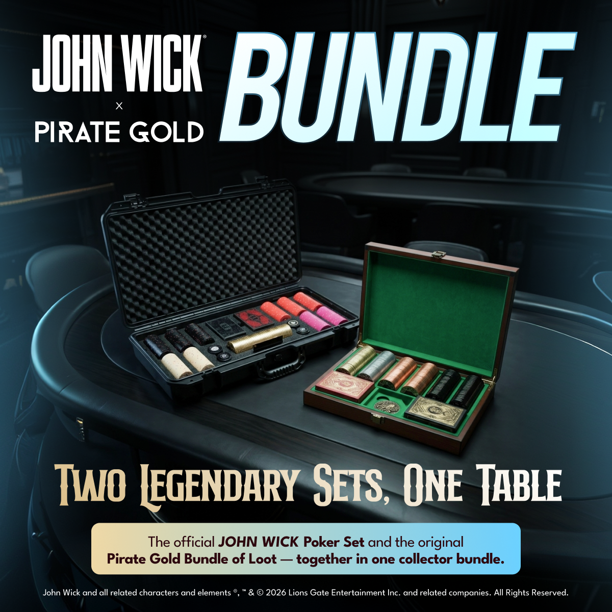 Two Legends, One Table – John Wick + Pirate Gold Bundle (Save $138)