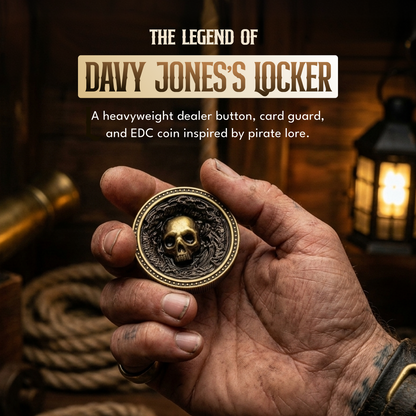 The "DJL" Coin — Davy Jones's Locker EDC Coin & Dealer Button