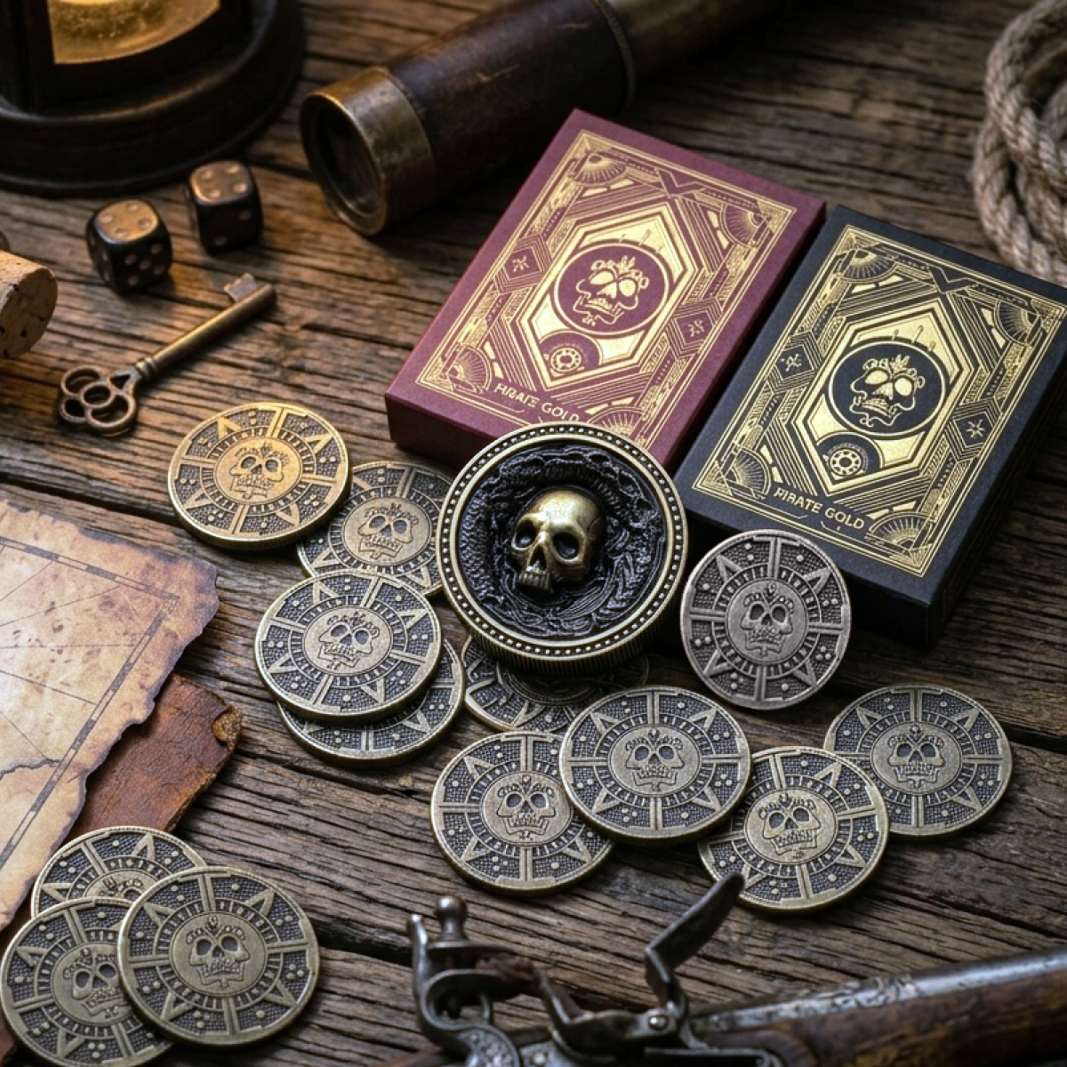 The "DJL" Coin — Davy Jones's Locker EDC Coin & Dealer Button