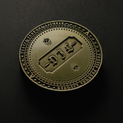 The "DJL" Coin — Davy Jones's Locker EDC Coin & Dealer Button